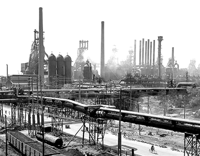 1957年拍摄的鞍山钢铁公司